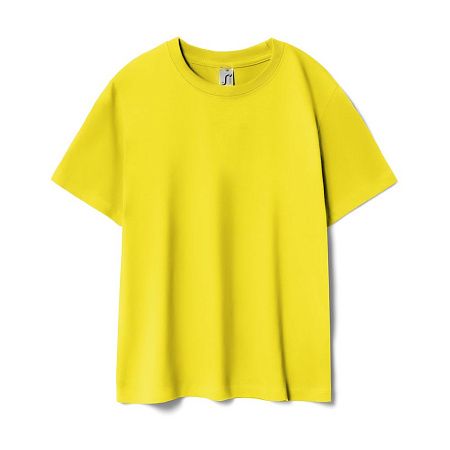Футболка детская Regent Kids 150, желтая (лимонная), размер 12 лет (142-152 см)