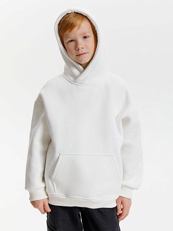Худи детское оверсайз Junipero, молочное (белое), размер 12 лет (142-152 см)
