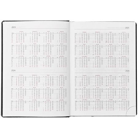 Ежедневник New Nebraska, датированный, красный