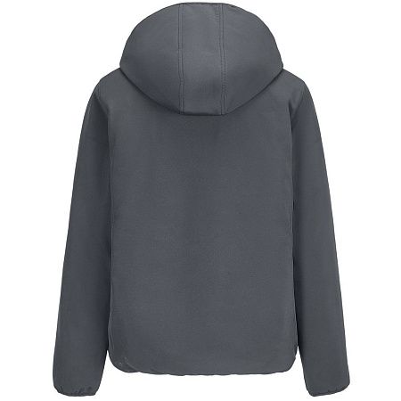 Куртка софтшелл с капюшоном женская Falcon Women, темно-серая, размер S