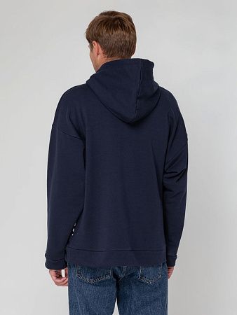 Худи унисекс оверсайз Seamark, темно-синее, размер M/L