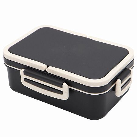 Ланчбокс (контейнер для еды) Inar из пшеничного волокна, синий