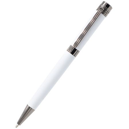 Ручка Senator в коробке Cradle белой с позолотой, белая