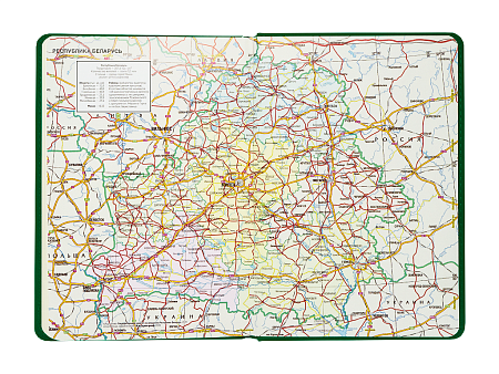 Ежедневник City Lafite А5, зеленый, недатированный, в твердой обложке с поролоном