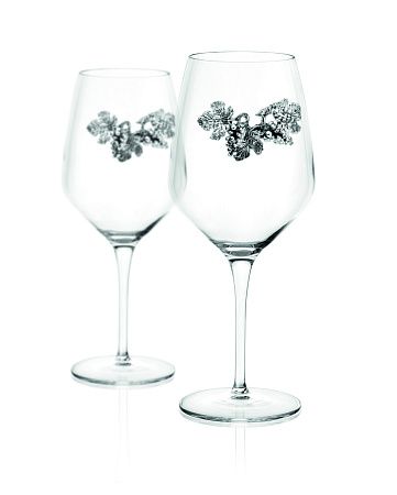 Комплект бокалов для красного вина 6 шт  UVA BLACK в подарочной упаковке 