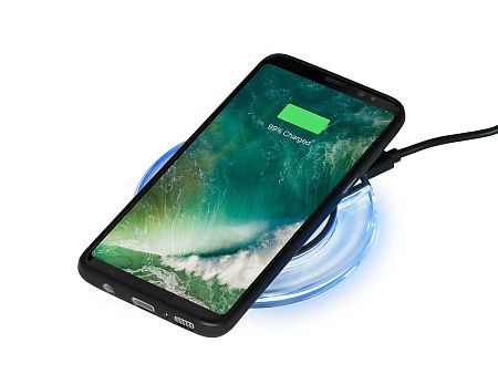 Беспроводное зарядное устройство  «Pod» со светодиодной подсветкой