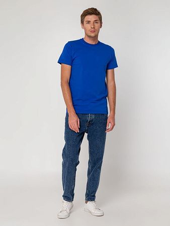 Футболка мужская T-bolka Stretch, ярко-синяя, размер S
