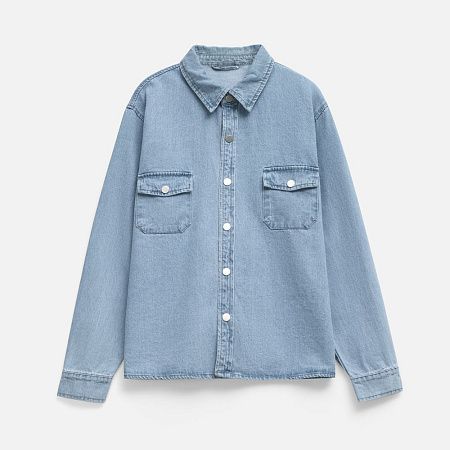 Куртка джинсовая O3, голубая, размер XS/S