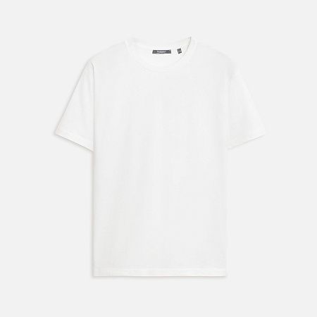 Футболка унисекс Крис (Kris), 150 гр., белая (теплого оттенка)