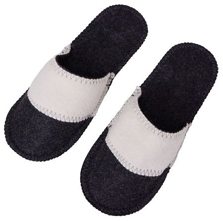 Тапочки двухцветные для бани и сауны «Healing»