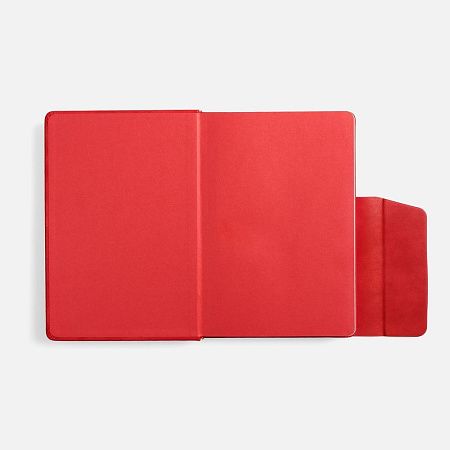 Ежедневник Leadmark, недатированный, красный