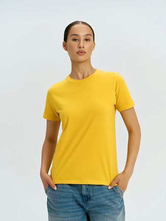 Футболка унисекс Regent 150, желтая, размер 5XL