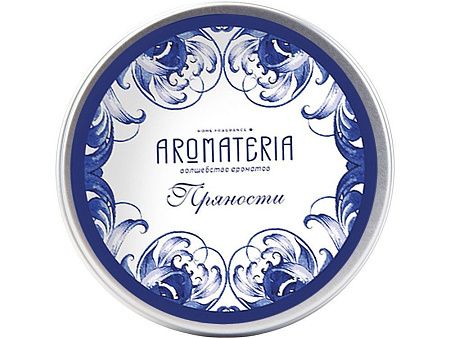 Набор: платок «Гжель» и свеча «Птица счастья»