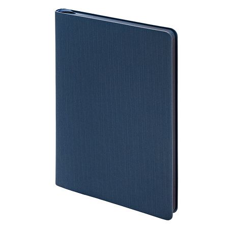 Ежедневник Flexy Happy Line А5, темно-синий, недатированный, в гибкой обложке