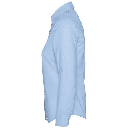 Рубашка женская с длинным рукавом Embassy, голубая, размер 3XL