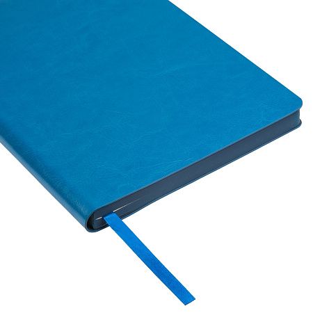 Ежедневник Ривер Сайд (River side) недатированный, лазурный/синий  (без упаковки, без стикера)