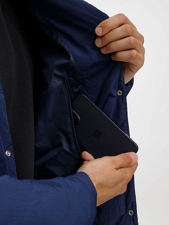 Куртка унисекс Veter, темно-синяя, размер M/L