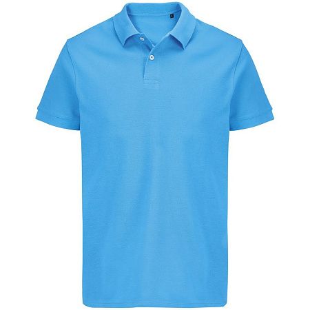Рубашка поло унисекс Pacific, ярко-бирюзовая, размер XL
