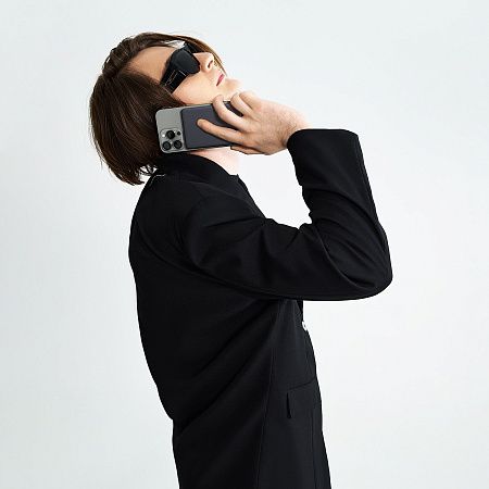 Внешний аккумулятор Оникс PD (Onyx PD) 5000mAh с функцией беспроводной зарядки 15W, серый