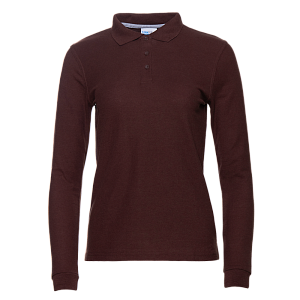 Рубашка поло женская STAN длинный рукав хлопок/полиэстер 185, 04SW под нанесение