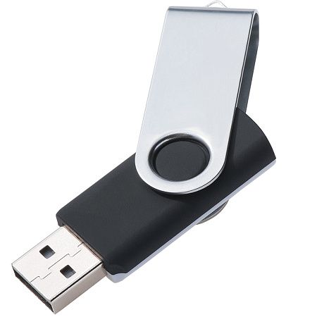 Флешка TWIST MIX Бело-черная 4012.07.08.16ГБ3.0