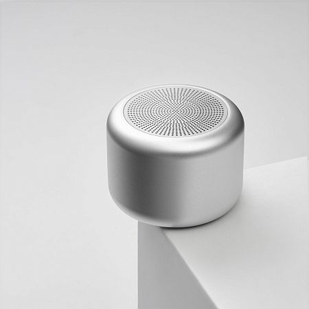 Беспроводная колонка Пэшн (Passion) 80dB 600 mAh (Bluetooth 5.4), серебряная