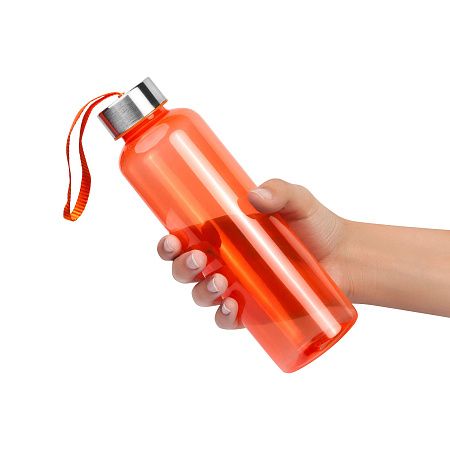 Бутылка для воды VERONA PET COLOR 550мл Оранжевая с оранжевым 6261.05