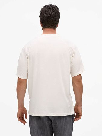 Футболка унисекс оверсайз T2, молочно-белая, размер XL/2XL