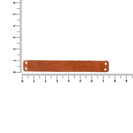 Лейбл кожаный Beta, XS, горчичный