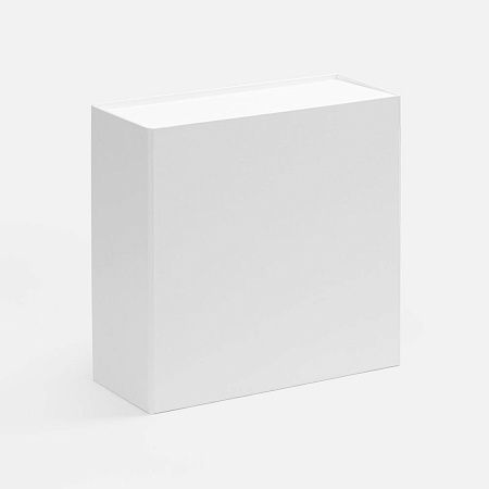 Коробка складная Quadra Fold, белая
