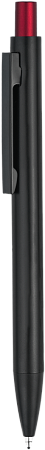 Ручка OKS MIRROR Черная с красным 1140.03
