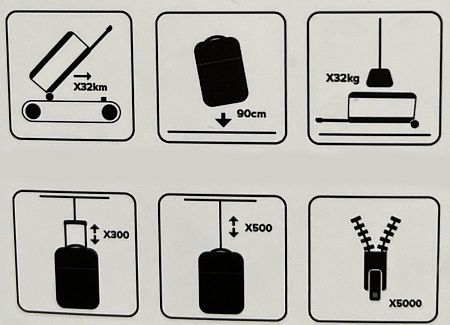 Чемодан складной Rollink Vega II 55x40x20 см, 2 колеса, черный