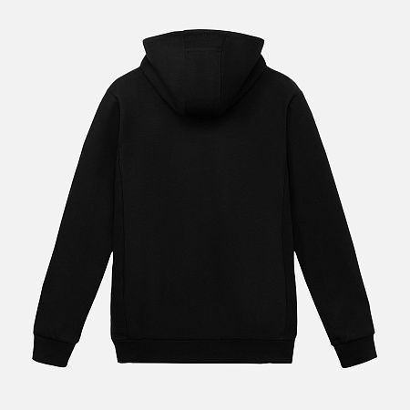 Толстовка на молнии с капюшоном Матео (Mateo) черная, размер L