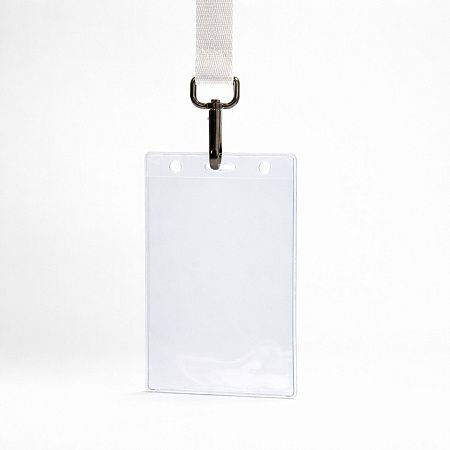 Лента для бейджа Flat, с карабином