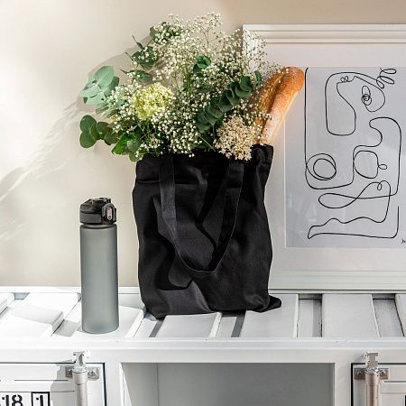 Бутылка для воды Флип (Flip), серая