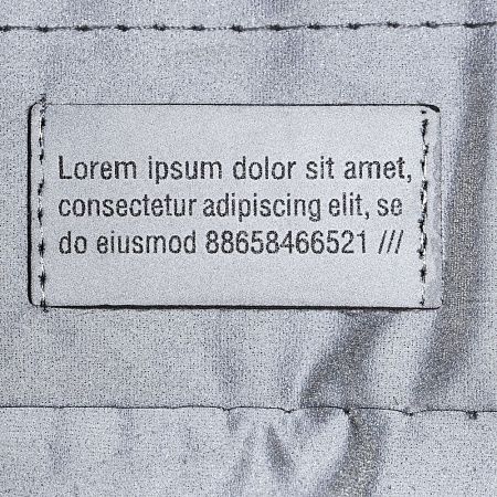 Лейбл светоотражающий Tao, S, серый