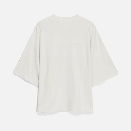 Футболка оверсайз унисекс T9, молочно-белая, размер XL/2XL