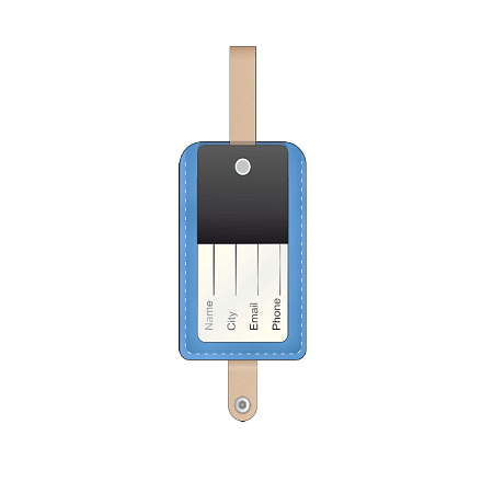 Бирка на чемодан Кантри (Country). Под заказ