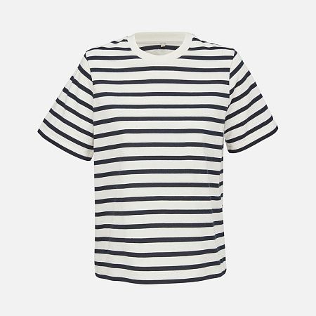 Футболка женская Legend Women, молочно-белая с темно-синим, размер S