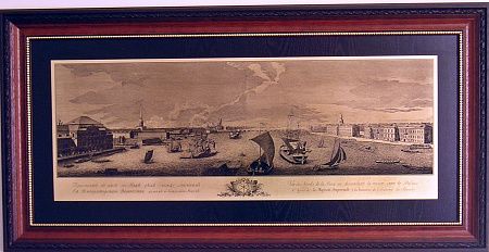 Гравюра "Панорама СПб (К)"1