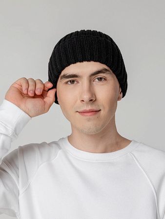 Шапка Uni, молочно-белая