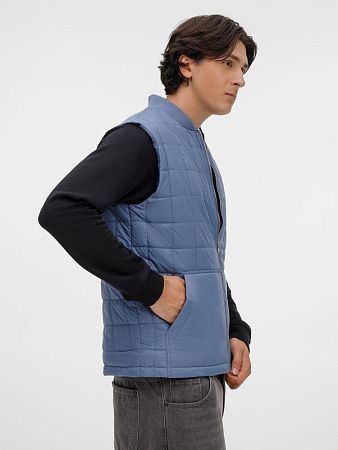 Жилет унисекс Warmbridge, синий (джинс), размер XL