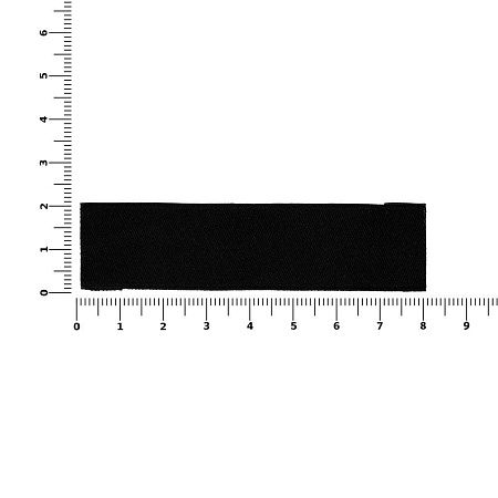 Лейбл тканевый Epsilon, S, черный