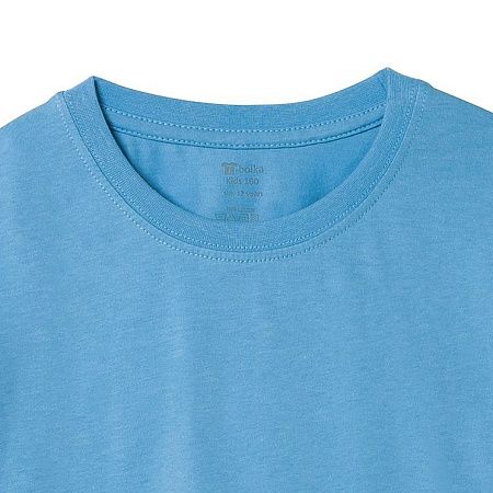 Футболка детская T-Bolka Kids, голубая, размер 10 лет (130-140 см)