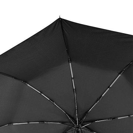 Зонт складной автоматический, Forest Lotus, диаметр 100 см, радиус 23 дюйма, 9 панелей, без подарочной коробки, черный