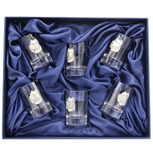 Новогодний набор стопок для водки &amp;quot;Друг человека&amp;quot; 6176