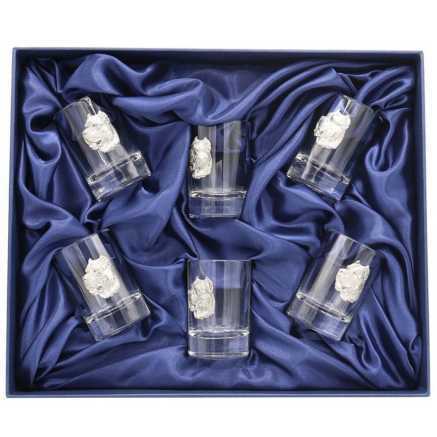 Новогодний набор стопок для водки &amp;quot;Друг человека&amp;quot; 6176