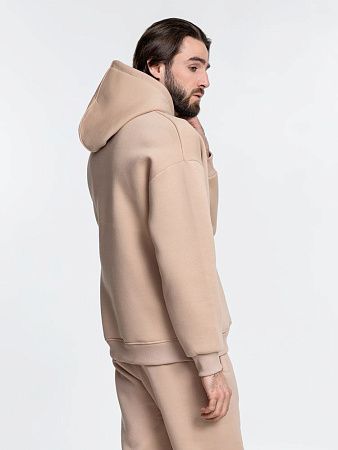 Худи Kulonga Oversize, бежевое (песочное), размер XL/2XL