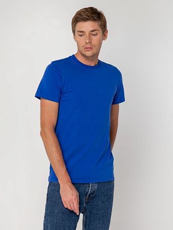 Футболка мужская T-bolka Stretch, ярко-синяя, размер S