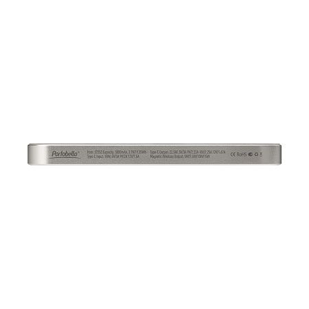 Внешний аккумулятор Артекс PD (Artex PD) 5000mAh с функцией беспроводной зарядки 15W, титановый